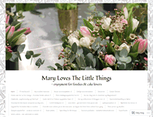 Tablet Screenshot of marylovesthelittlethings.com